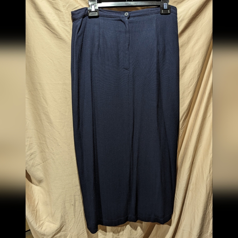 Navy Pencil Skirt